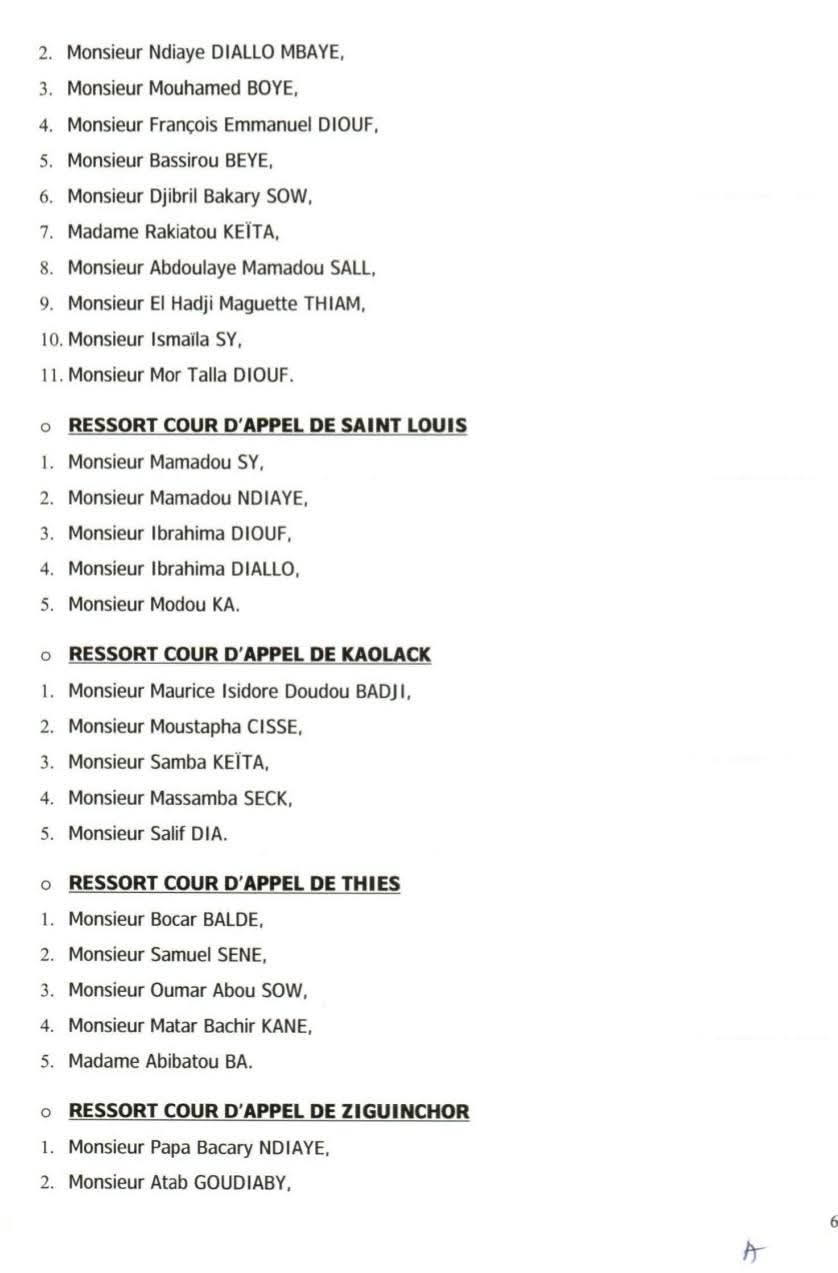 [Documents] Conseil supérieur de la magistrature : vaste mouvement au sein de la justice