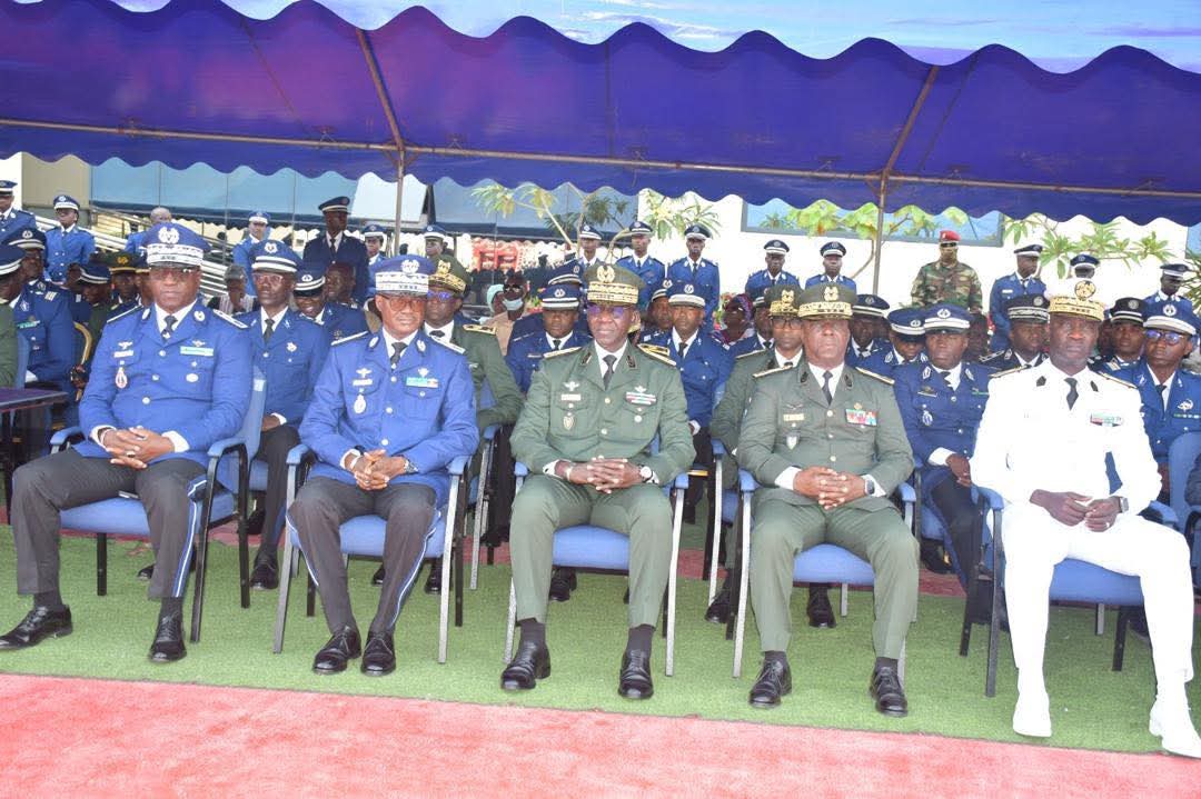 Cérémonie de levée de corps de feu  Colonel Émile MANGA: la Gendarmerie nationale rend un dernier hommage à un officier émérite