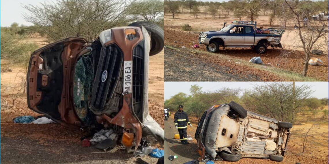 UN MORT ET 13 BLESSÉS DÉNOMBRÉS DANS UN ACCIDENT DE LA ROUTE SURVENU ENTRE LINGUÈRE ET MATAM