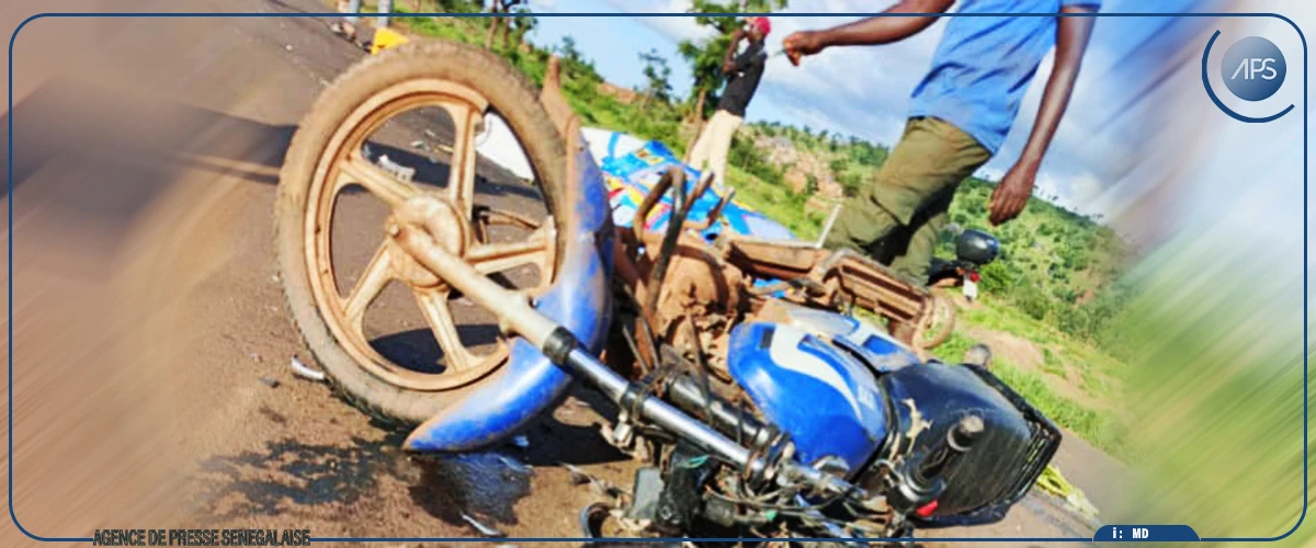 Louga : deux jeunes tués dans une collision entre une moto et un bus à Loro