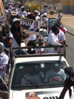 Référendum 2016: "OUI" à Mbao, Abdou Karim Sall marque son territoire. Référendum 2016: "OUI" à Mbao, Abdou Karim Sall marque son territoire.