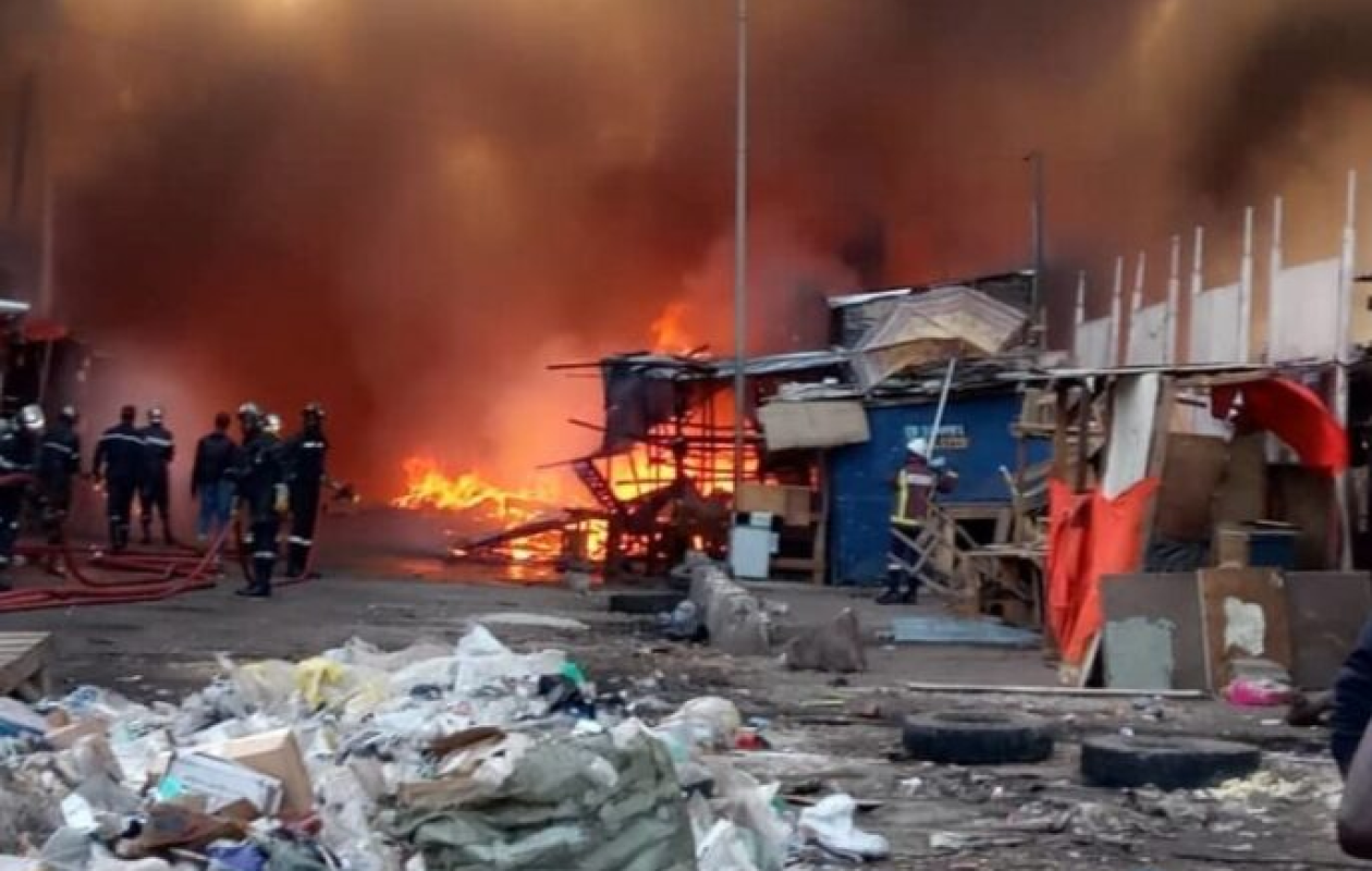 Incendie marché central Kaffrine : ce qui a compliqué l’intervention des secours