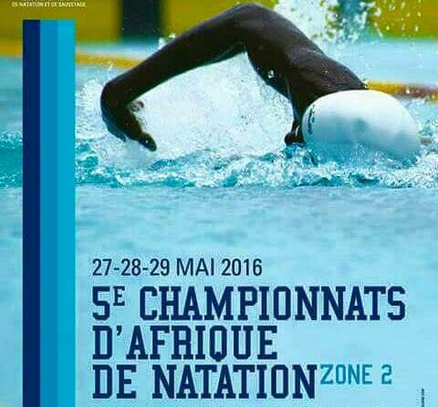 Natation : 5e Championnats d’Afrique de la zone II officiel CE VENDREDI 27 MAI .