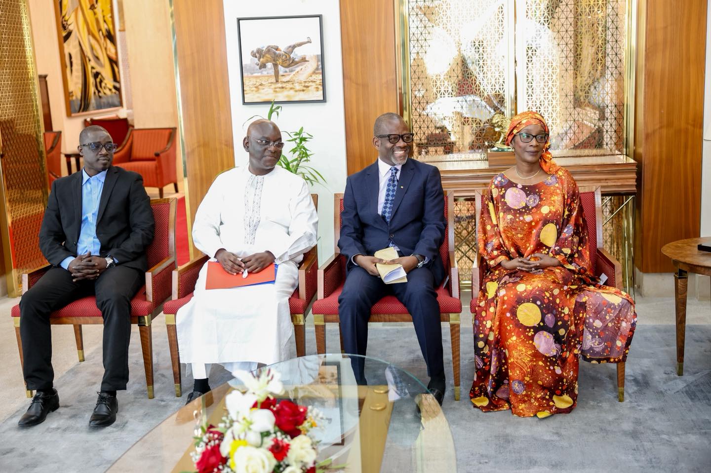  Le Pr Diomaye Faye reçoit une délégation du Parti démocratique sénégalais (PDS)