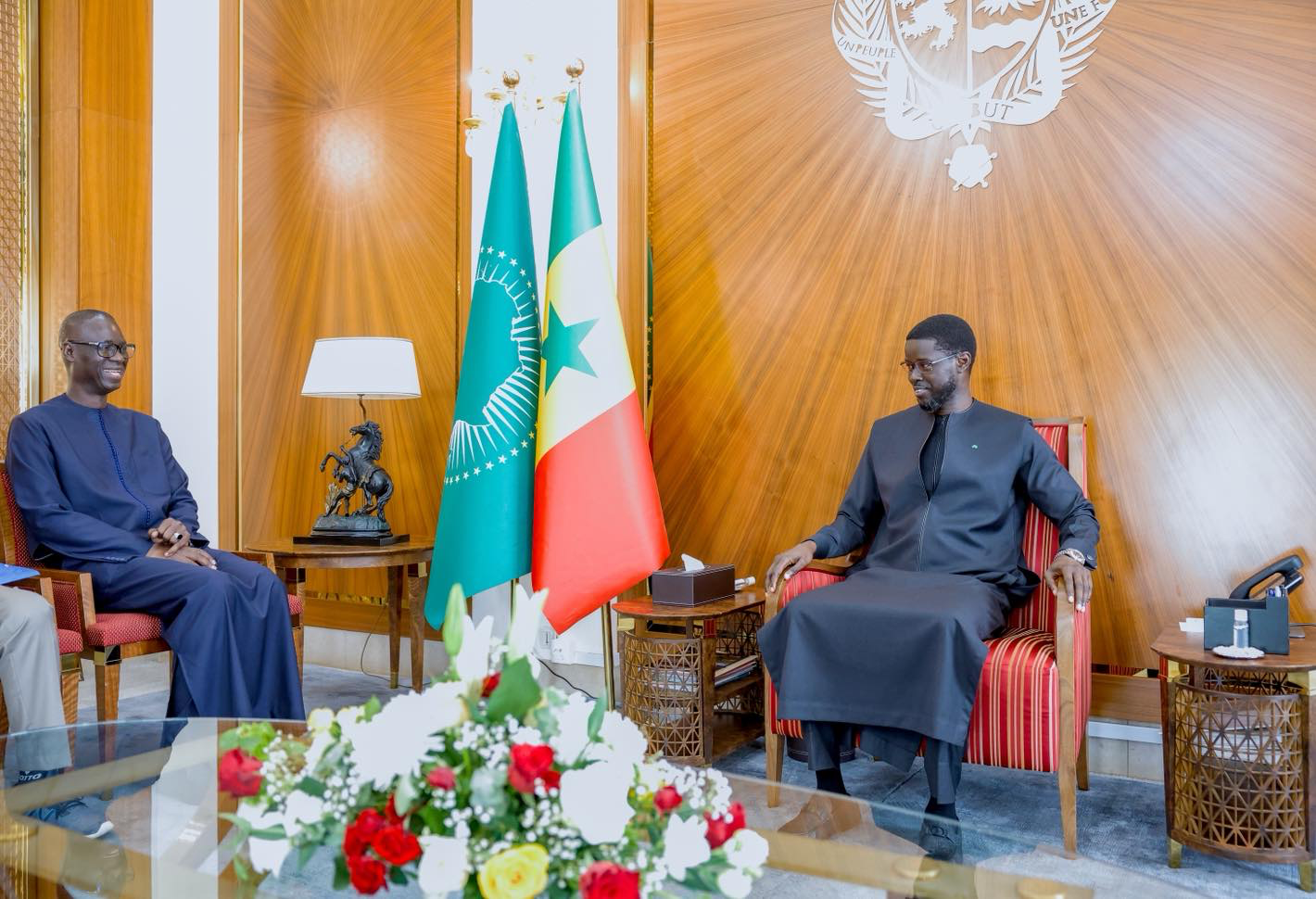 Le Dg de SENICO, Abdoulaye Dia,  reçu par le Pr Diomaye Faye