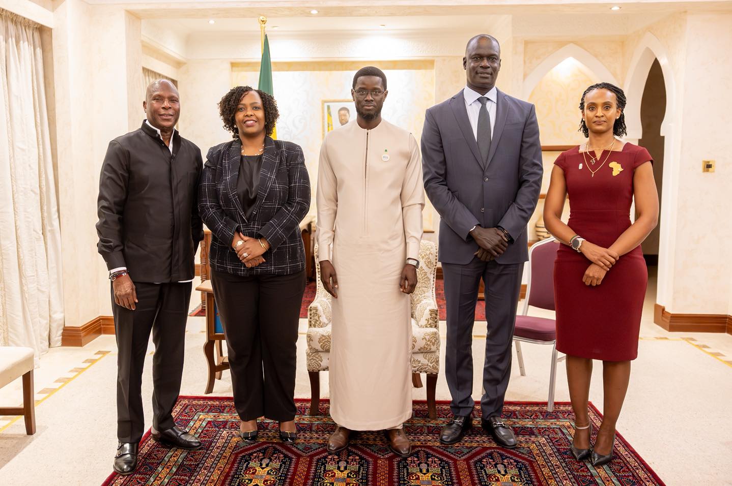 Le chef de l'Etat a reçu la Directrice de NBA Africa