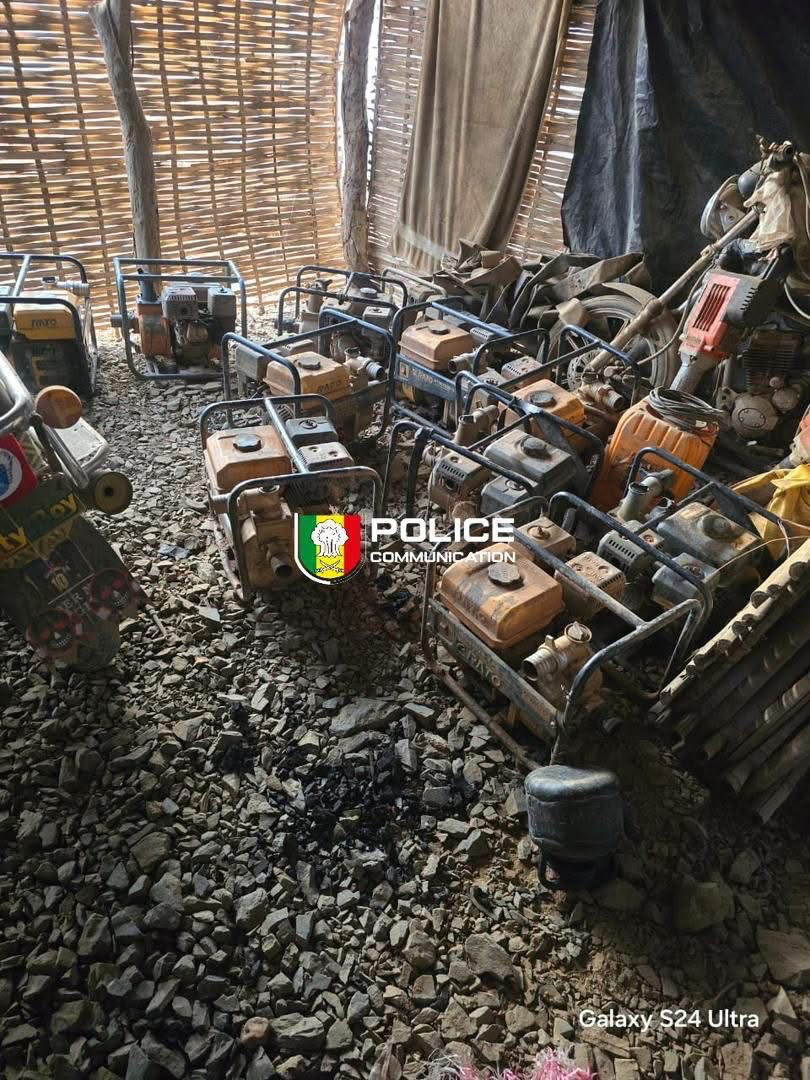 ORPAILLAGE ILLÉGAL SUR LA FALÉMÉ : UNE OPÉRATION DE SÉCURISATION MET EN DÉROUTE LES EXPLOITANTS CLANDESTINS