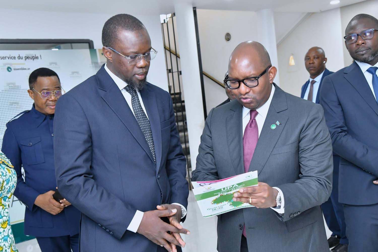 UPA : Ousmane Sonko reçoit Jean-Michel Sama Lukonde et plaide pour une réforme de l’institution