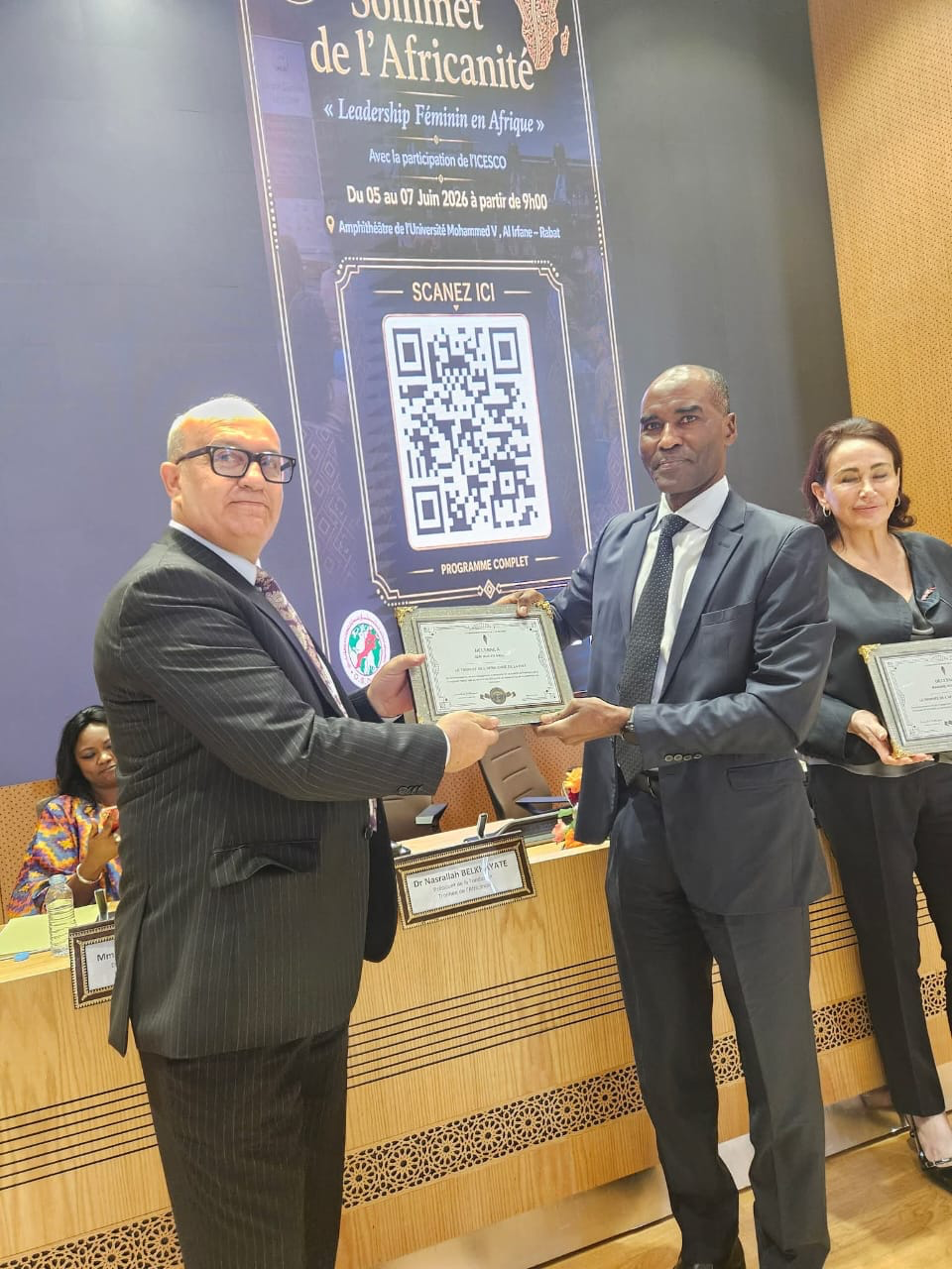 LE PRÉSIDENT MACKY SALL HONORÉ À RABAT : un hommage à son engagement pour la PAIX et la promotion de la FEMME AFRICAINE