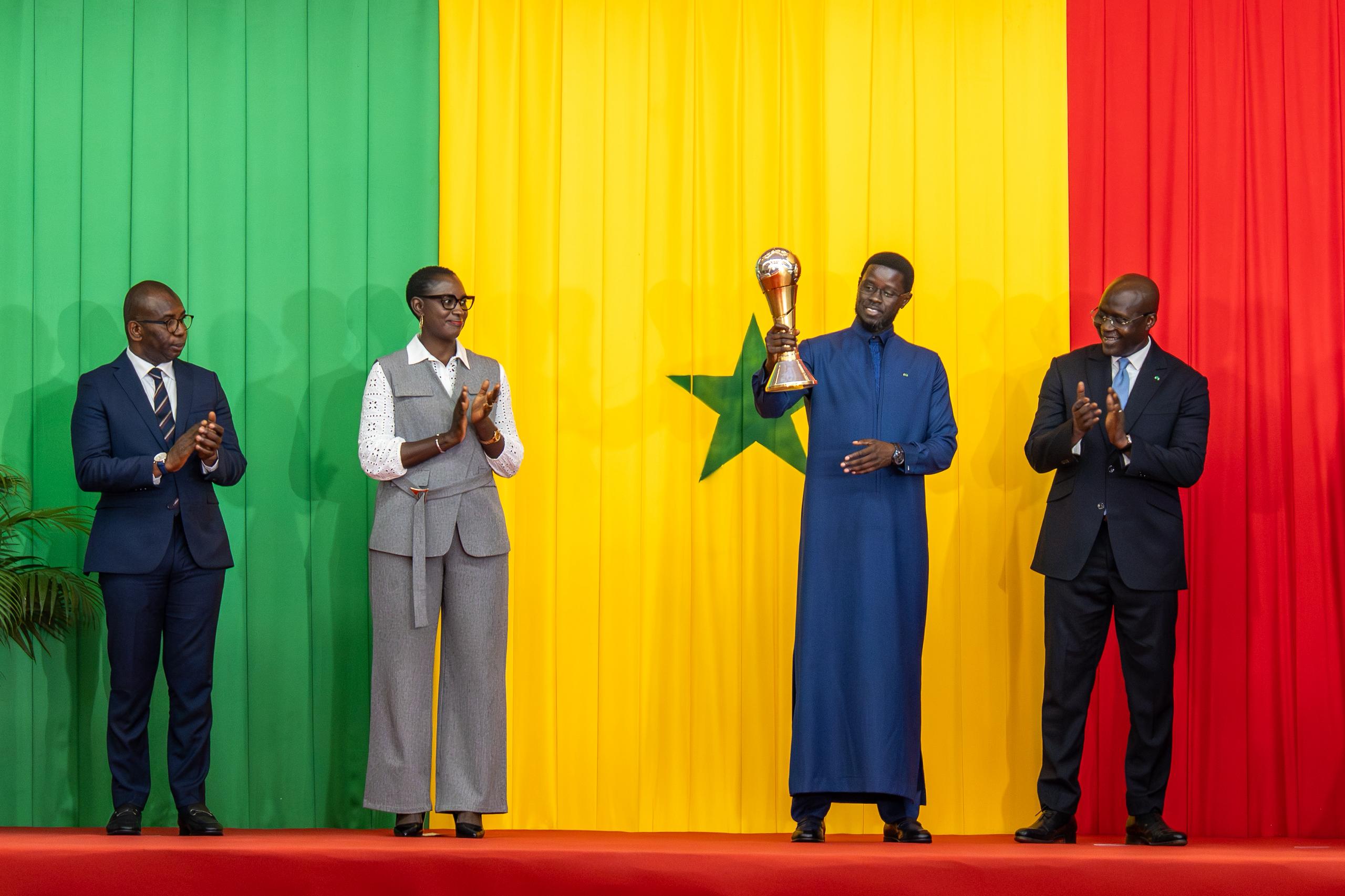Cérémonie de réception des sélections nationales U17 et U15, championnes d'Afrique- ALLOCUTION DE SON EXCELLENCE MONSIEUR LE PRÉSIDENT DE LA RÉPUBLIQUE