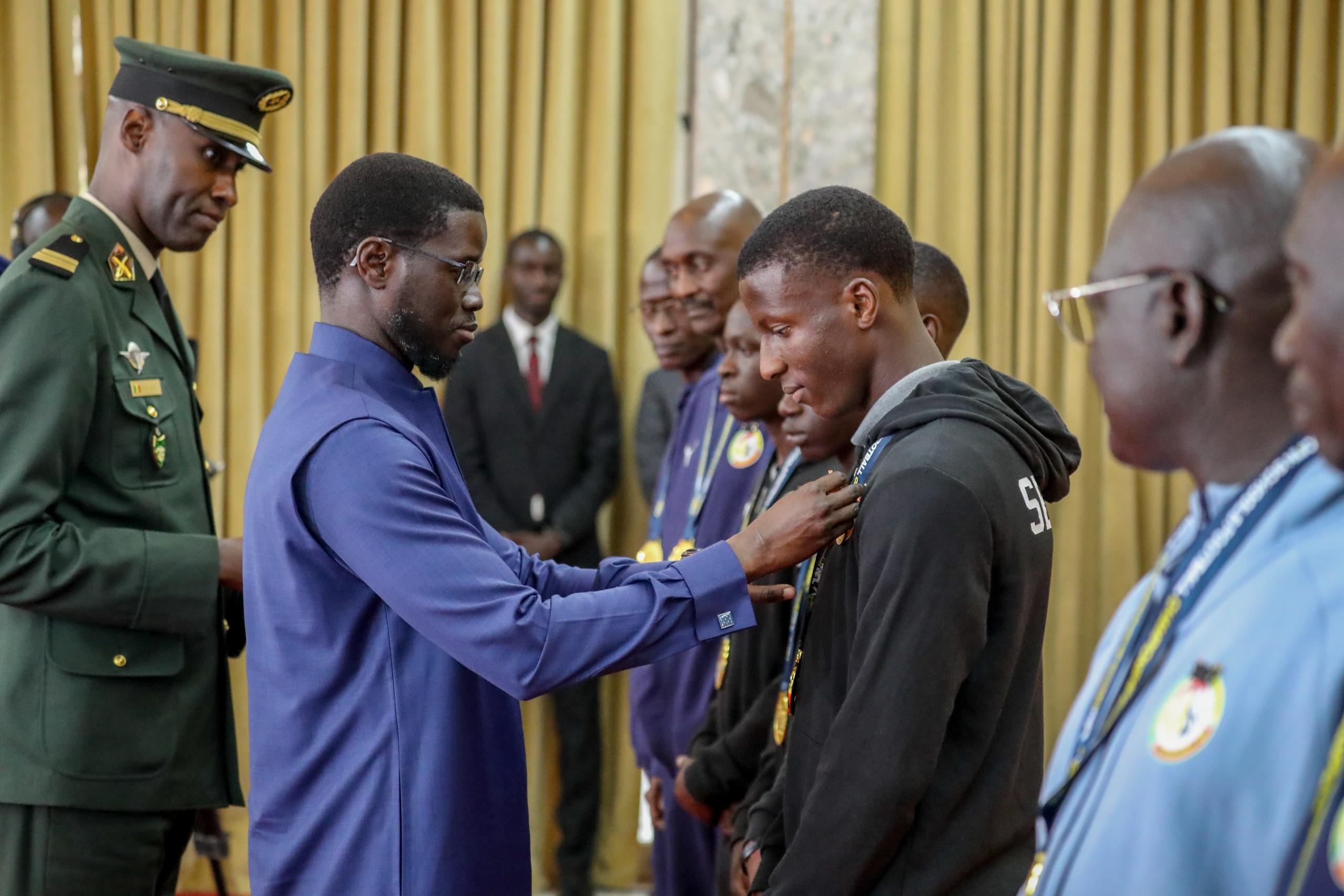 Cérémonie de réception des sélections nationales U17 et U15, championnes d'Afrique- ALLOCUTION DE SON EXCELLENCE MONSIEUR LE PRÉSIDENT DE LA RÉPUBLIQUE