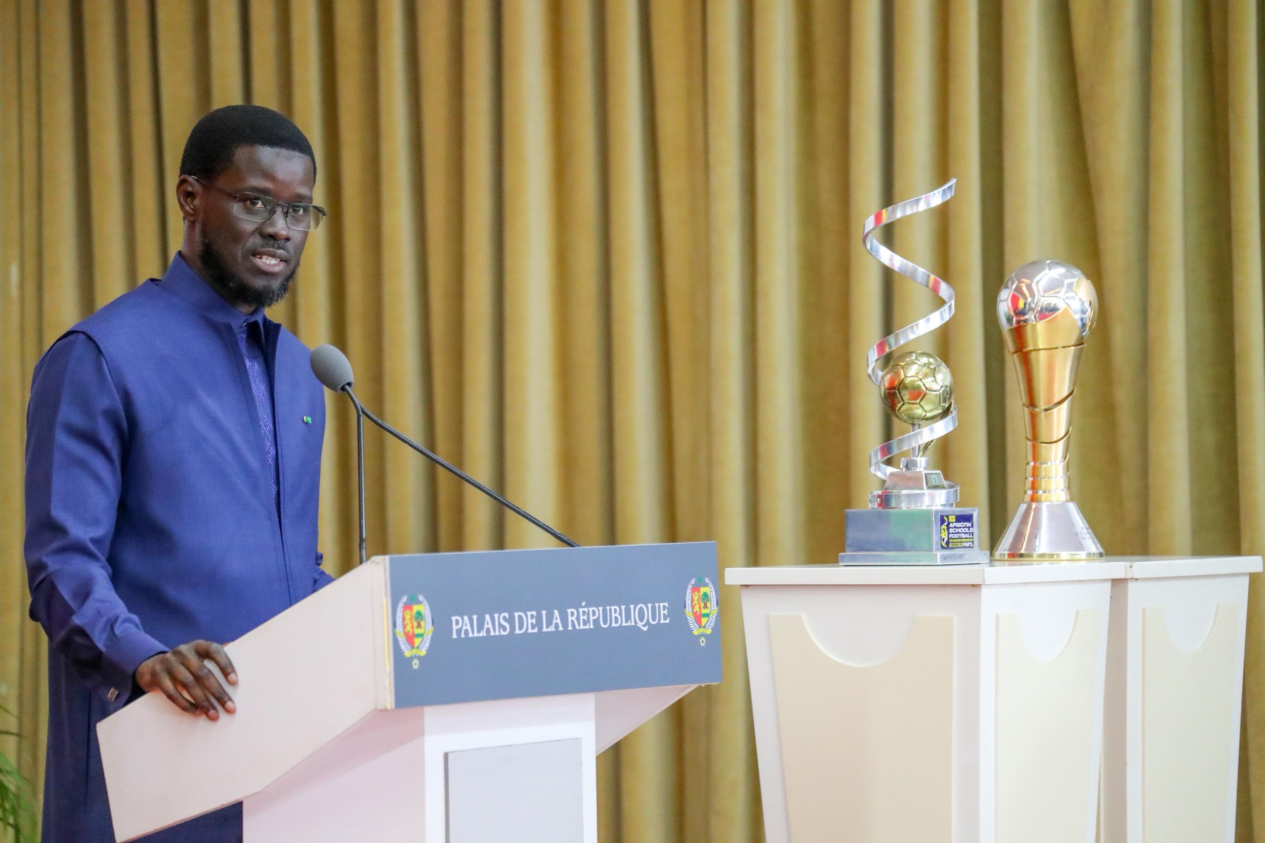 Cérémonie de réception des sélections nationales U17 et U15, championnes d'Afrique- ALLOCUTION DE SON EXCELLENCE MONSIEUR LE PRÉSIDENT DE LA RÉPUBLIQUE