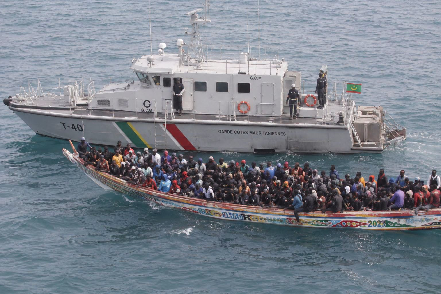 Nouadhibou : 315 migrants secourus après l’interception d’une pirogue en provenance du Sénégal