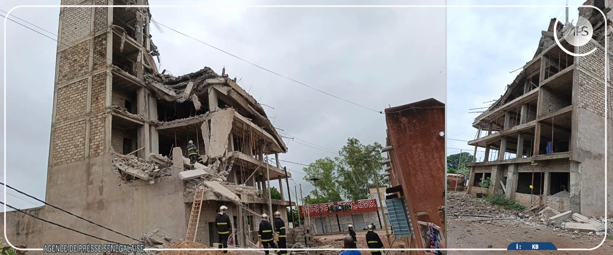 Kédougou : un ouvrier de 26 ans perd la vie dans l’effondrement d’un immeuble en construction