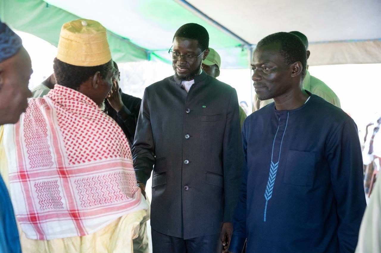 Ndiaganiao : Bassirou Diomaye Faye rend hommage à deux figures de la mémoire familiale et politique
