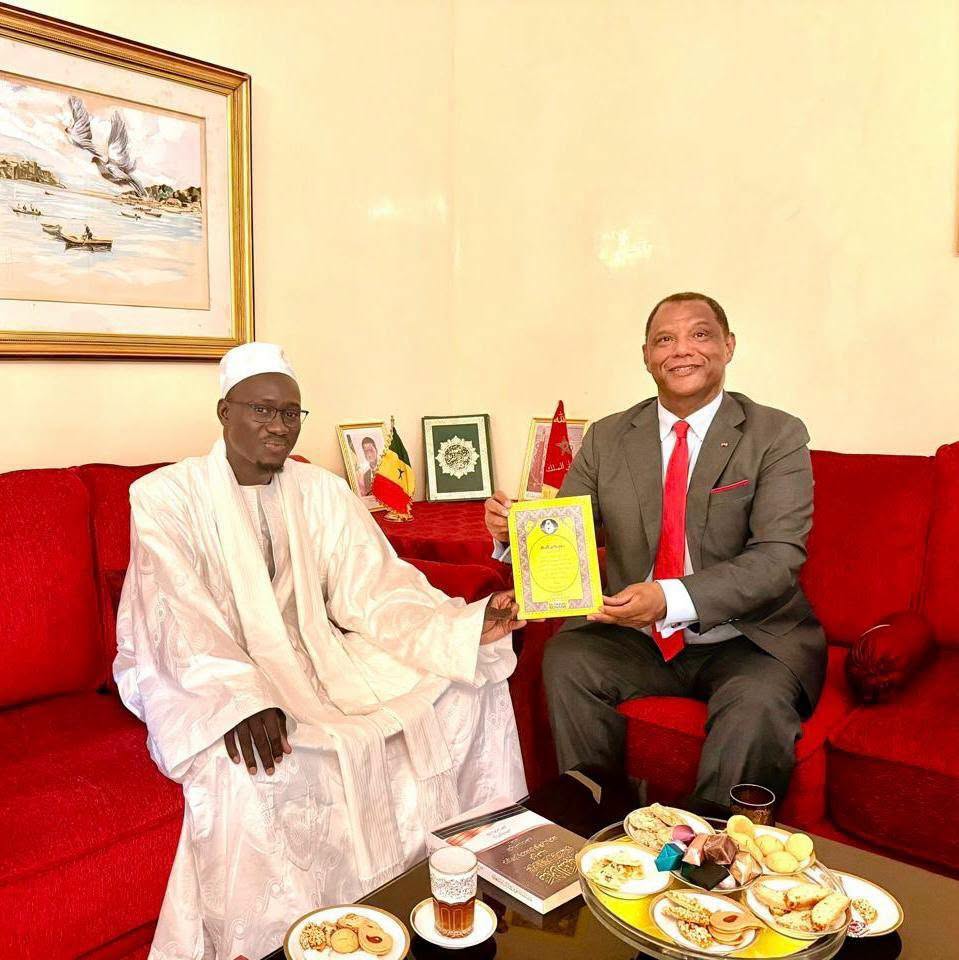 Hassan Naciri et Dr Abdoul Hakim Mbacké : le Maroc et Touba au cœur d’un dialogue fraternel