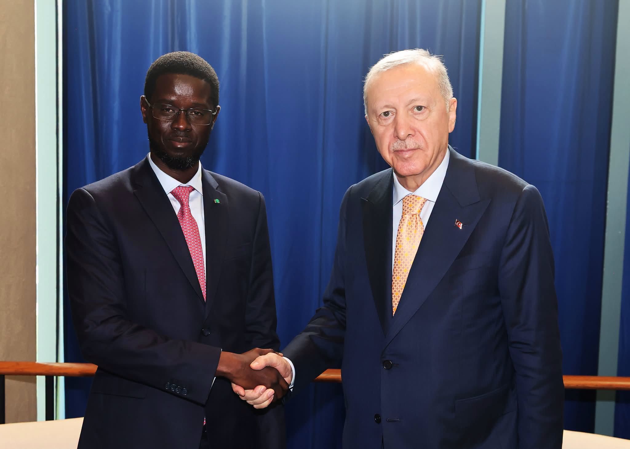 New York : Erdoğan et Diomaye Faye, une rencontre furtive au cœur de la grande messe diplomatique