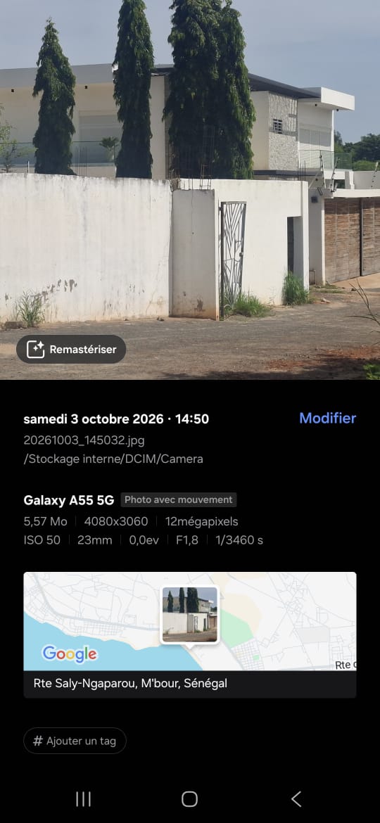 Voici la dernière localisation de Serigne Diagne à 14h 50