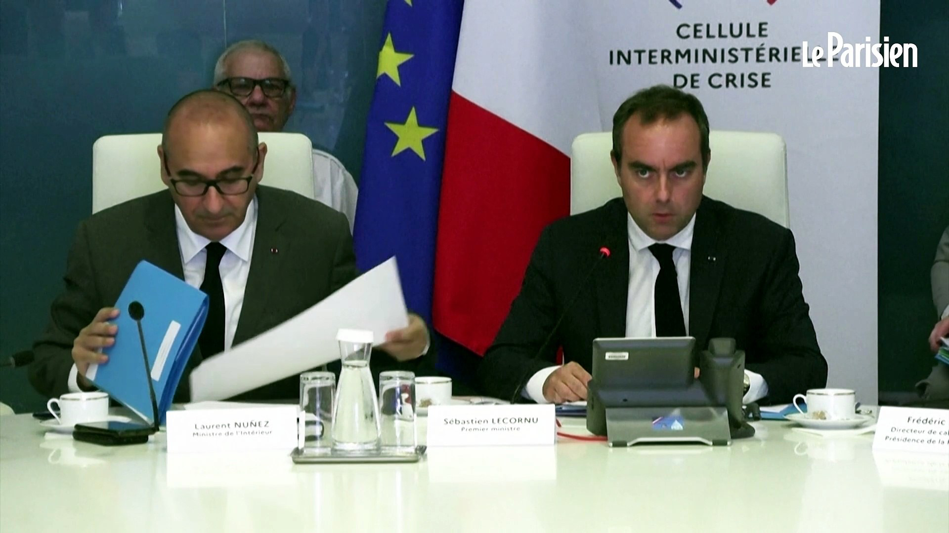 Sébastien Lecornu préside une cellule interministérielle de crise à Beauvau