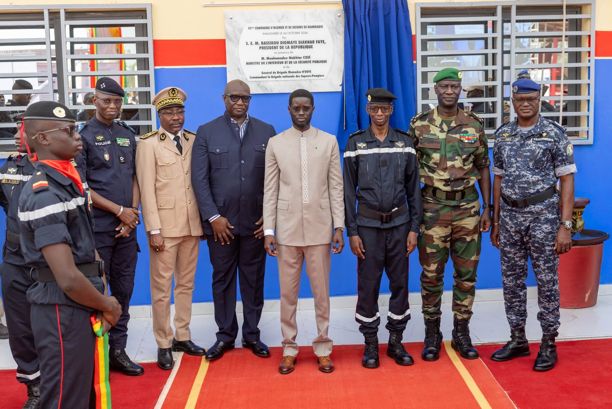 JOJ Dakar 2026 : Le président Diomaye Faye inaugure la 15e Compagnie des sapeurs-pompiers de Diamniadio, un nouveau bouclier sécuritaire