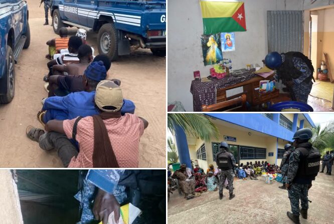 Ziguinchor : 28 interpellations lors d’une opération ciblant un site attribué au MFDC