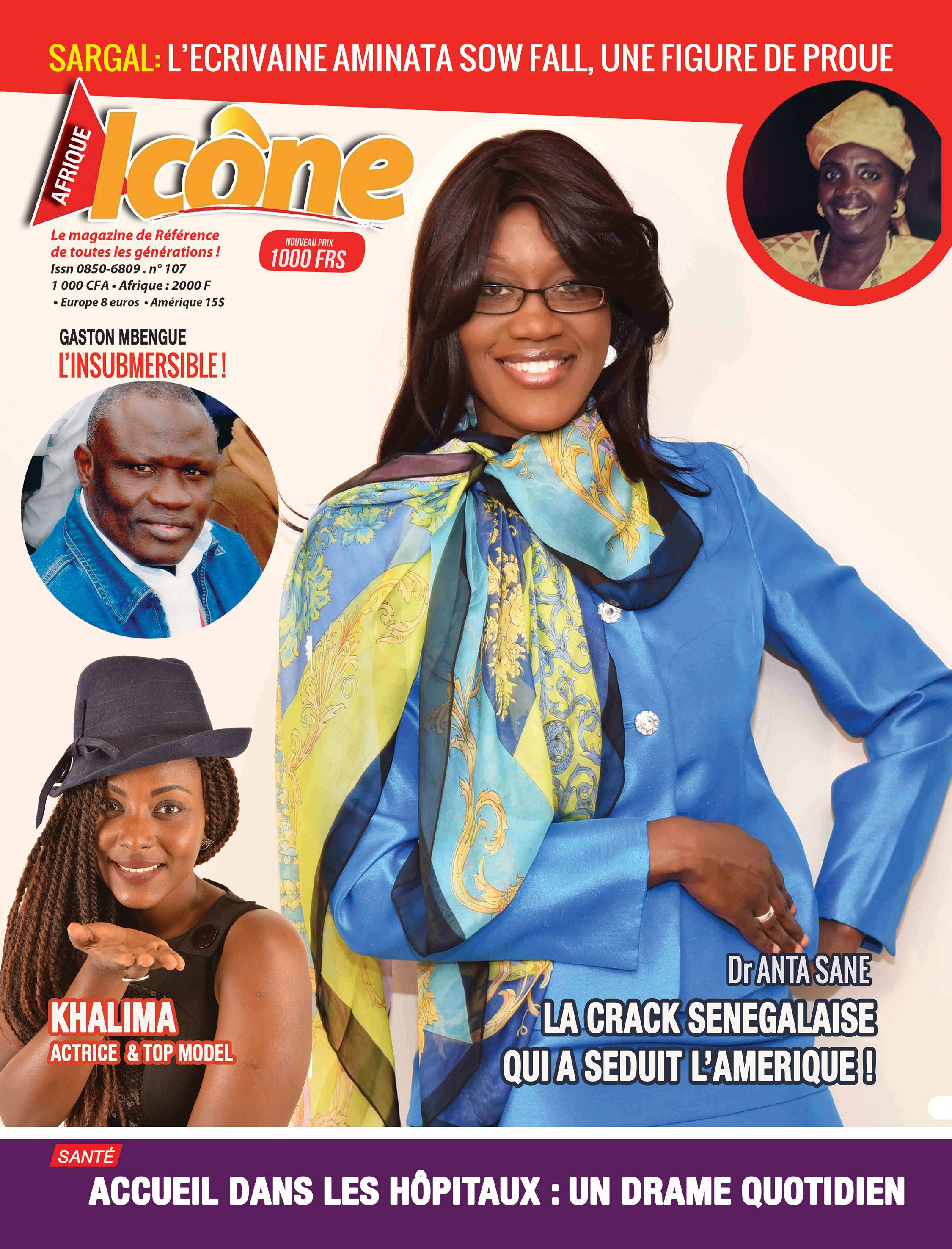 Voici la UNE du magazine "ICONE" du mois d'Août !