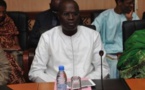 Conférence de presse dans les locaux de la mairie de la Médina: Khalifa Sall, porte-parole de Bamba Fall