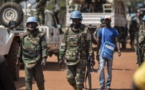 CEREMONIE FUNEBRE DU CASQUE BLEU DE LA POLICE TUE EN CENTRAFRIQUE