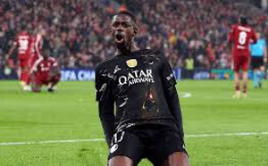 Ligue des champions | Sans être flamboyant, le PSG s'impose à Liverpool grâce à Ousmane Dembélé et file en demies