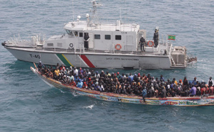Nouadhibou : 315 migrants secourus après l’interception d’une pirogue en provenance du Sénégal