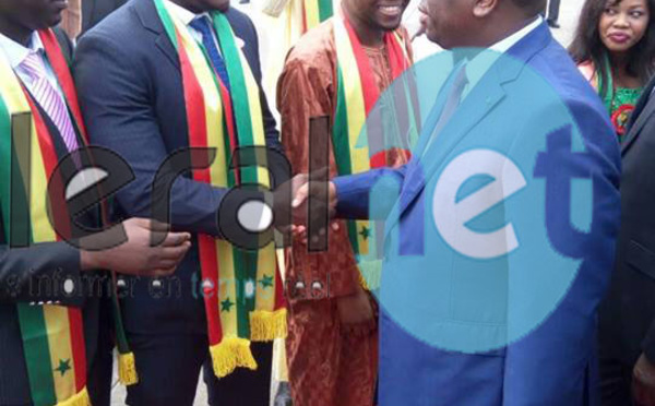 Arrivée du Président Macky Sall en Chine