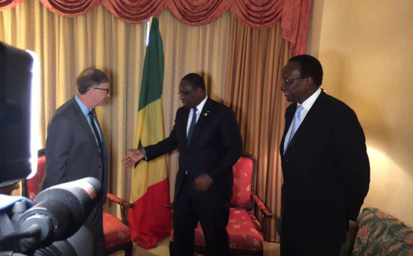 Audience du President Macky Sall avec Monsieur Bill Gates à Montreal