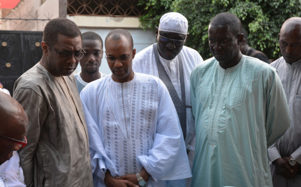 Youssou Ndour et sa délégation à la maison mortuaire