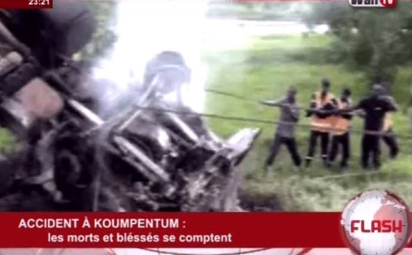 Accident à Koupentum: les morts et les blessés se comptent