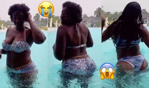 Dans une piscine, l’actrice Marème Dial dévoile ses atouts et régale ses followers (Vidéo)