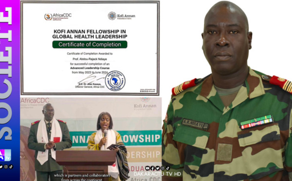 Prix Koffi Annan pour le leadership en Santé: Le Medecin-Colonel Abdou Rajack Ndiaye est le lauréat de l'édition 2024