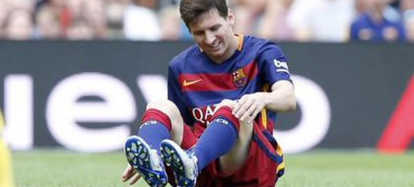 Barcelone: Blessé au genou, Messi sera absent 7 à 8 semaines