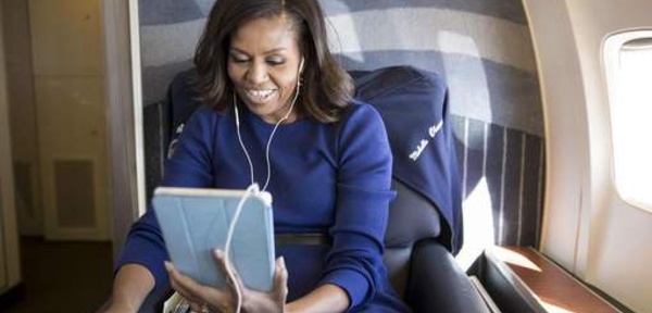 Michelle Obama se met aussi à Spotify