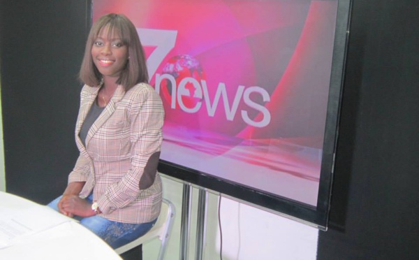 Aminata Thiam jeune journaliste présentatrice du 20 heures sur la chaîne Africa7 : Un talent plein d’avenir