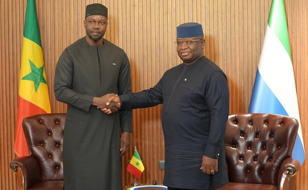 Axe Dakar – Freetown: Ousmane Sonko et Julius Maada Bio jettent les bases d’un partenariat renforcé