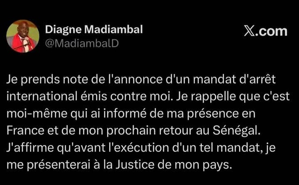 Visé par un mandat d’arrêt international, le fugitif Madiambal Diagne réagit et annonce son …retour au bercail