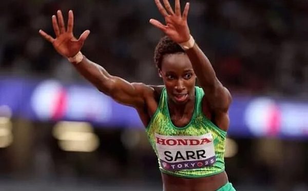 Triple saut : Saly Sarr offre une médaille mondiale historique au Sénégal