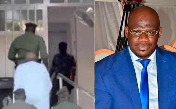 «Visage masqué et mains menottées : Kader Dia craque et...