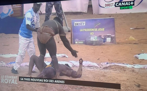 Urgent – Sa Thiès terrasse Modou Lo et décroche la couronne du Roi des arènes !