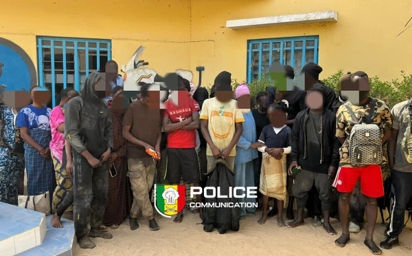 Interpellation de trente-quatre (34) candidats à l’émigration clandestine suite à une avarie en mer.