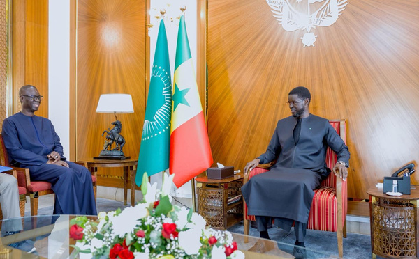 Le Dg de SENICO, Abdoulaye Dia,  reçu par le Pr Diomaye Faye