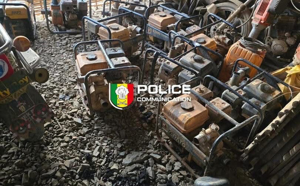 ORPAILLAGE ILLÉGAL SUR LA FALÉMÉ : UNE OPÉRATION DE SÉCURISATION MET EN DÉROUTE LES EXPLOITANTS CLANDESTINS