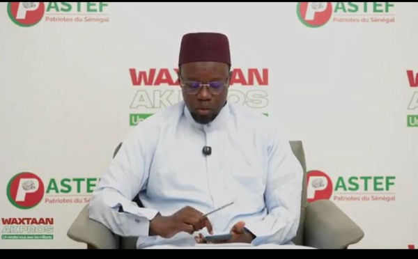 Ousmane Sonko : "Le Pastef ne sera pas représenté dans le gouvernement"