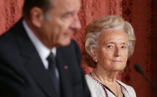 Décès de Bernadette Chirac, veuve de l'ancien président français Jacques Chirac