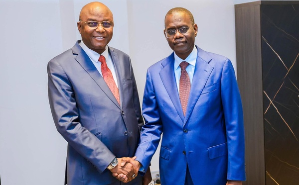 Le  ministre de l'Eau et de l'Energie de la République du Tchad reçu par le Pm du Sénégal
